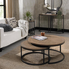 Bentley Designs Rio Weathered Ash Console Table