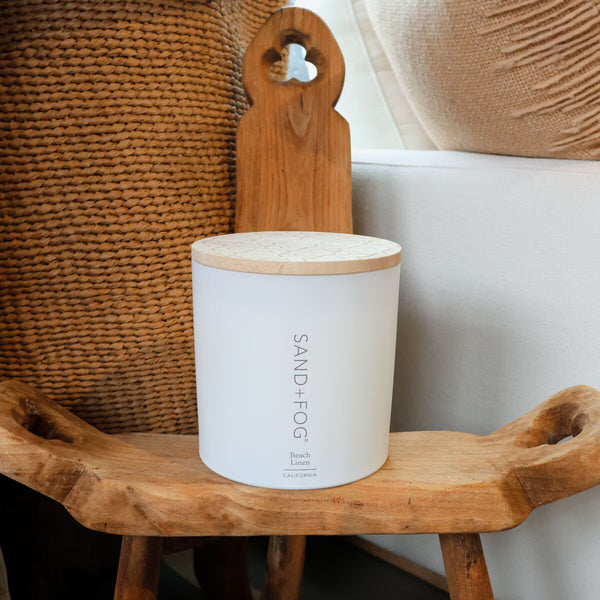Sand & Fog Fragranced Candle, 1.5Kg in Beach Linen