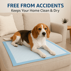 50 x ALIA Pet Training Pads | Dog Training Pads | Super Absorbent Puppy Pee Pads, Leak-Proof, Quick-Dry, Odor Control | Disposable Potty Pads for Dogs & Puppies 56 x 56 cms | 1 Pack of 50