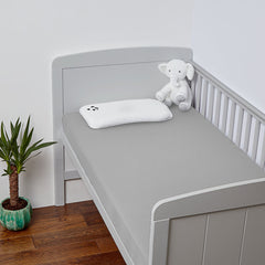 Panda 100% Bamboo Cot Bed Fitted Sheets, 2 Pack in 3 Colours