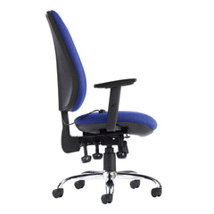 Senza Ergonomic Asynchro Task Chair, Blue