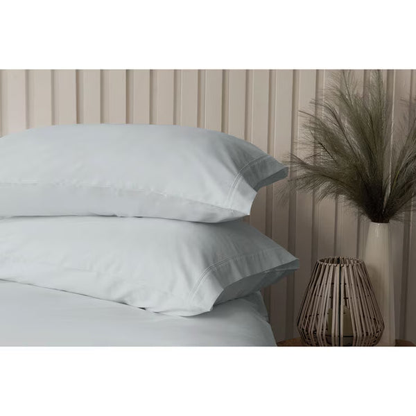 Belledorm Bamboo Cotton Blend Pillowcase Pair, Platinum