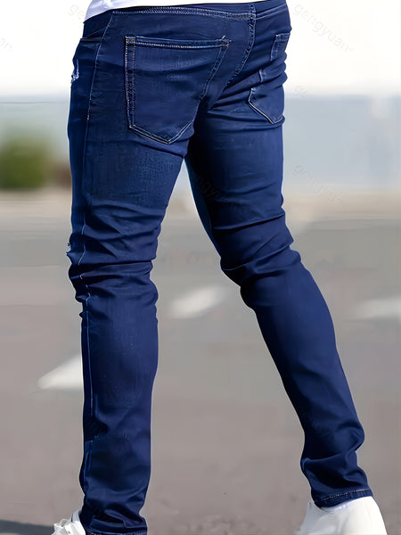 Gengyuan Shi - Men'S Casual Stretch Pants 2pcs Set