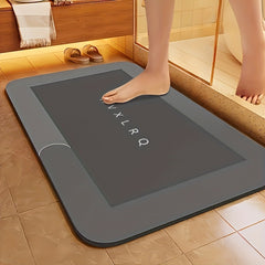Super Absorbent Diatomite Bath Mat - Quick-Dry Non-Slip Bath with Diatomite Mud Layer, Soft Bathroom Floor Mat for Shower, Bathtub, Kitchen, RV (Compatible with Diatomite Mud Bath Products)