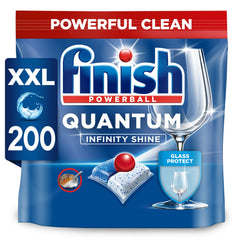 Finish Quantum Infinity Shine Dishwasher Tablets | Regular | 200 Tabs