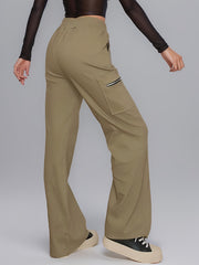 Straight Leg Cargo Pants, Y2K Streetwear Casual Pants, Women's Clothing