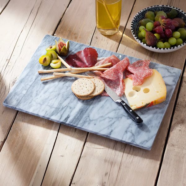 Judge Marble Oblong Platter, 46 X 30 Cm