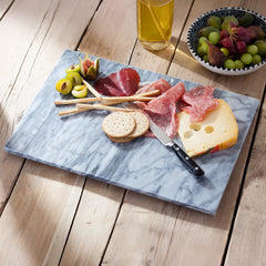 Judge Marble Oblong Platter, 46 X 30 Cm