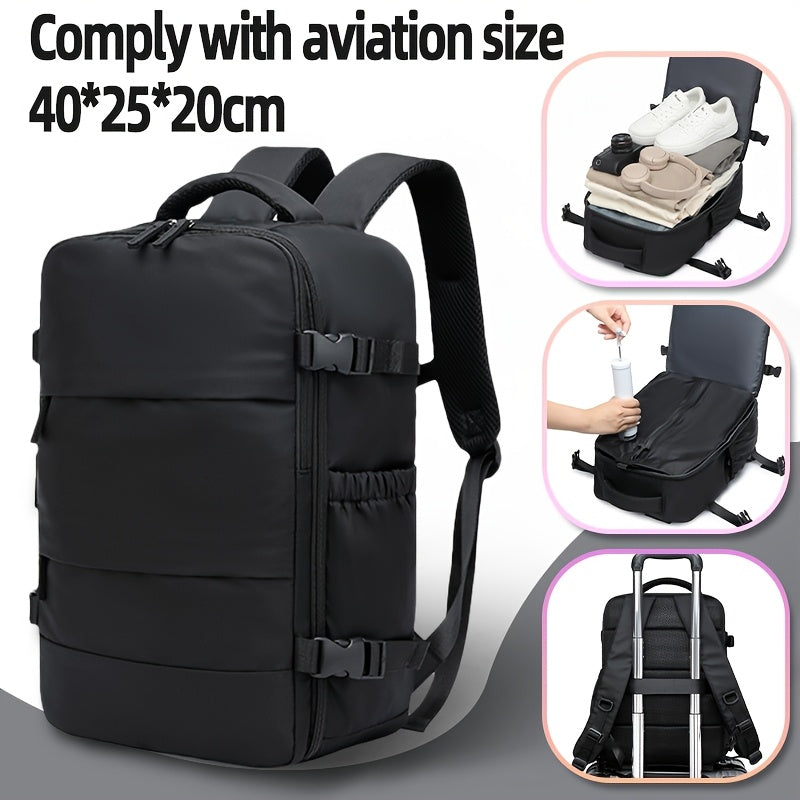 Travel Luggage Vacuum Compression Travel Backpack with Vacuum Pump Combo Set. This vacuum-sealed double-shoulder bag is ideal as luggage for men and women on short business trips, a schoolbag for students, and the top choice for travel outings