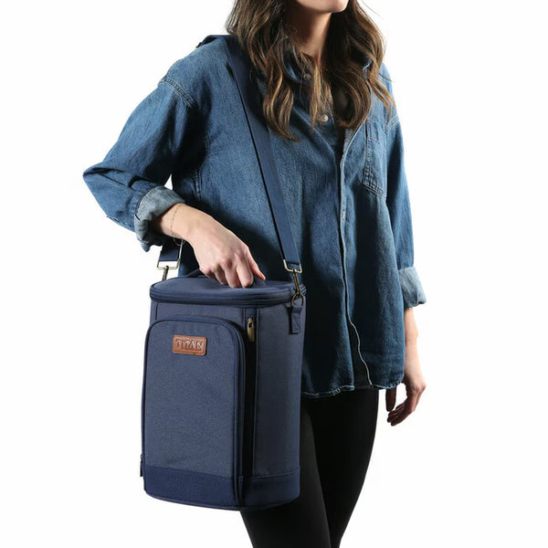 Titan High Performance Insulated Beverage Tote with 2 Ice Walls in Quarry