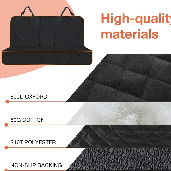 Pet Car Seat Cover Dog Safety Protector Mat Rear Back Seat Hammock