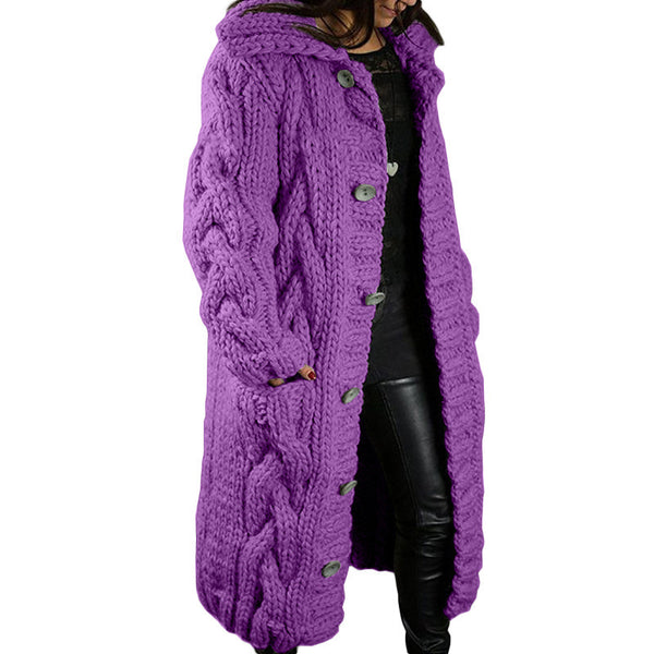 2025 New Fashionable Loose Cardigan for Women in Europe And America, Casual Long Sweater Jacket