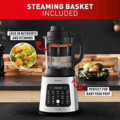 Tefal Perfectmix Cook, Blender & Cooker in Stainless Steel, BL83SD65