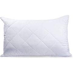 Pillow Protectors 4 Pack Pillow case cover Quilted Zipped Premium Quality 50 x 75cm - White Ultra Luxe Zipped Covers, Quilted Pillow Protectors, Soft & Breathable Microfiber Pillowcase Protectors