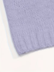A Soft And Cozy Short Sweater with a Laid-Back Vibe, Perfect for Versatile Styling
