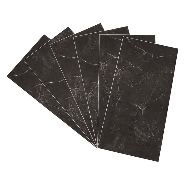 LIVINGANDHOME 10/20-Pack Marble Peel and Stick Floor Tiles - 12
