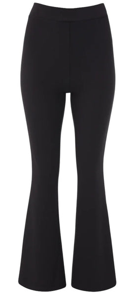 Ladies Flared Trousers Stretch Fit Comfort Fit High-Waisted Flared Pants Suitable For Nurses, Carers, Teachers, School Uniform, Yoga, Travel, Casual, Office Wear