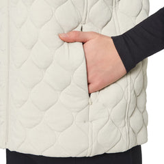 Kirkland Signature Women'S Quilted Vest in Cream