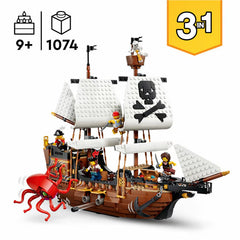 LEGO Creator 3-In-1 Iconic Pirate Ship - Model 31387 (9+ Years)