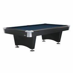 Installed Brunswick Black Wolf Pool Table in 2 Sizes
