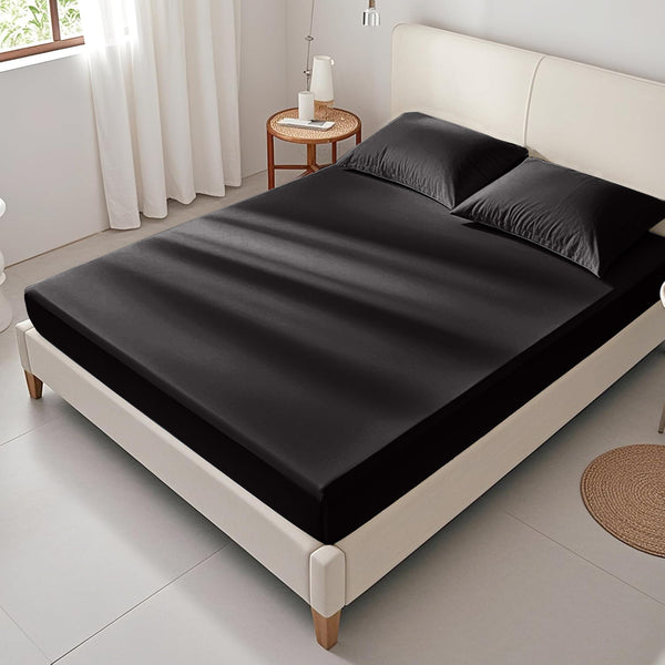 40cm Extra Deep Fitted Sheet, All seasons Bedding Ultra Soft Breathable Microfiber Bedding, Wrinkle-Free, Machine Washable, Hotel Quality All Sizes Available