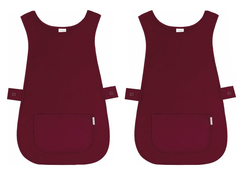 Pack of 2 Self Tabard Apron | Aprons for Men, Women, and Ladies | Professional Cooking Aprons with 2 Pockets | Adjustable Kitchen Apron for Baking, BBQ, Grilling, Gardening, Crafting, Cleaning, Painting, Barista, Restaurant Work | Cute & Stylish Gift Apro
