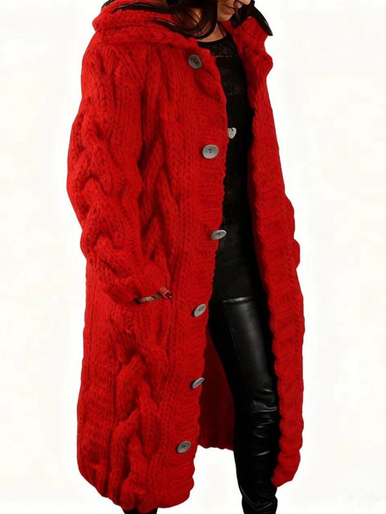 2025 New Fashionable Loose Cardigan for Women in Europe And America, Casual Long Sweater Jacket