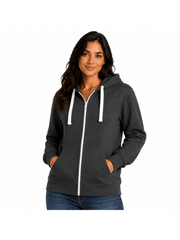 Women'S Fashion Zip-Up Hoodie - Ladies Fleece Plain Hooded Top - PLUS SIZES Small to XXXXXL S to 5XL (UK 8-22) Available in 15 Colours