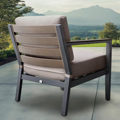 Agio Stockholm 4 Piece Deep Seating Patio Set + Cover