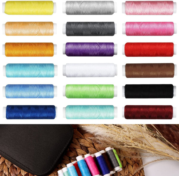 JUNING Travel Sewing Kit Portable Sewing Supplies Accessories for Adults, Beginner, Home, Emergency, Including Needle and Thread Kit, Scissors,Tape Measure, Seam Ripper