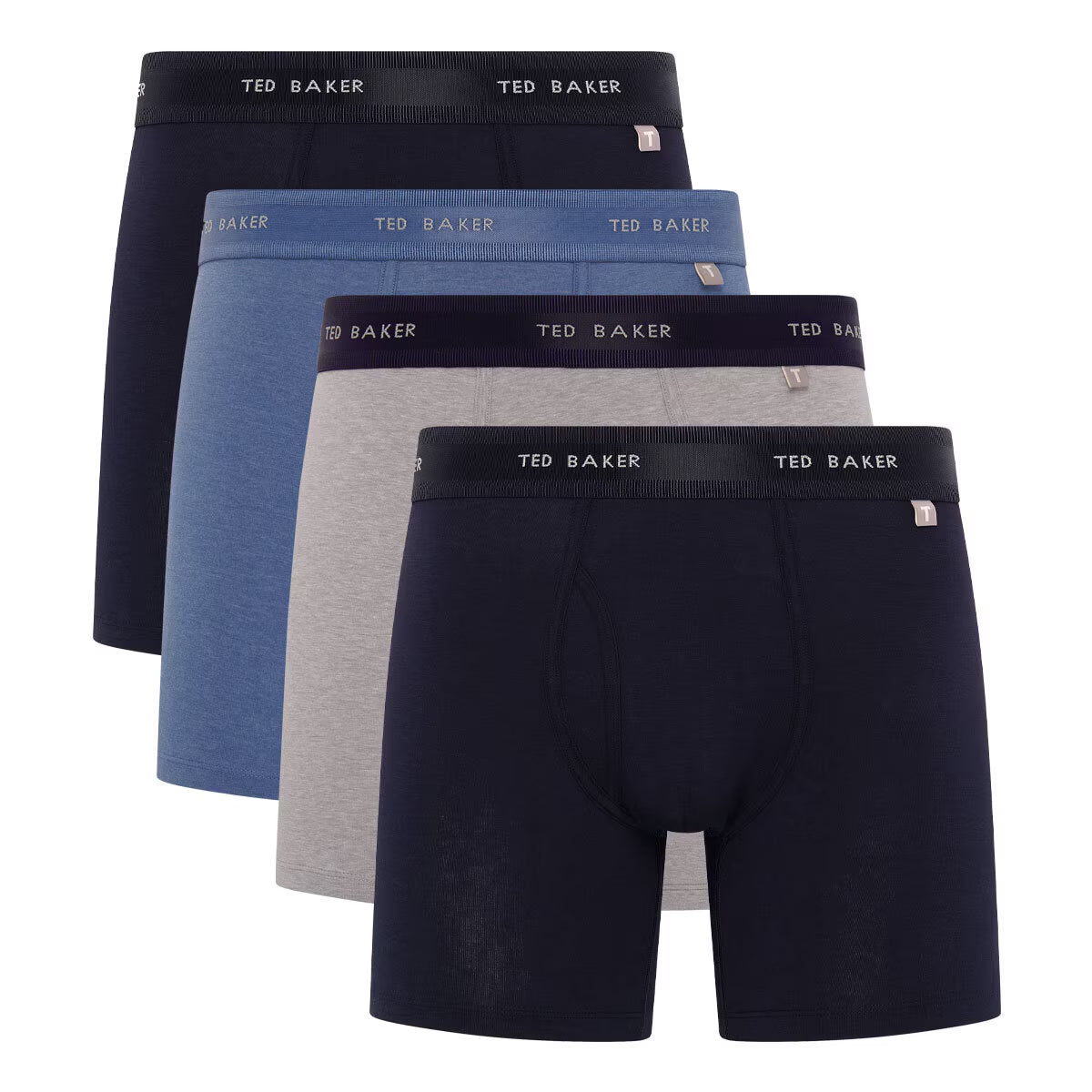 Ted Baker Men'S Boxer Shorts, 4 Pack in Navy