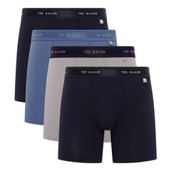 Ted Baker Men'S Boxer Shorts, 4 Pack in Navy