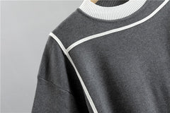 New Casual Checkered Sweater Set for Women - Trendy Style, Ideal for Spring, Autumn, And Winter