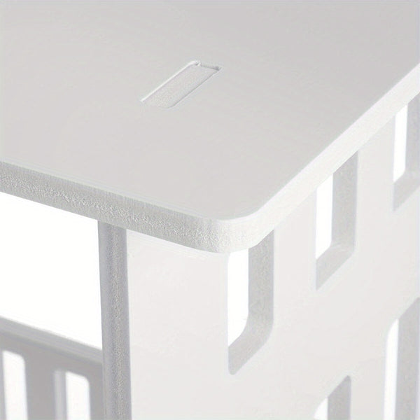 A Small White Tea Coffee Table, a Side Table for The Sofa, a Storage Rack, And a Bedside Table Available in The UK