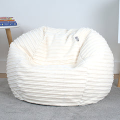 Corduroy Kids Bean Bag Chair with Filling Included - Lightweight Comfortable Beanbag Seat - Machine Washable Childrens Beanbag Furniture for Girls & Boys - 67 x 52cm