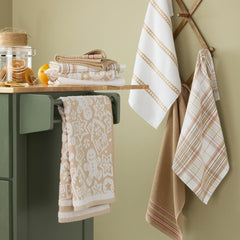 Holiday Printed Festive Kitchen Towel Set 8 Pack in 4 Designs