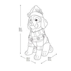 26 Inch Christmas Dog Greeter