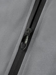 Men'S Casual Bomber Jacket | Spring-Autumn, Non-Stretch, Baseball Collar, Multiple Pockets, Zipper Closure