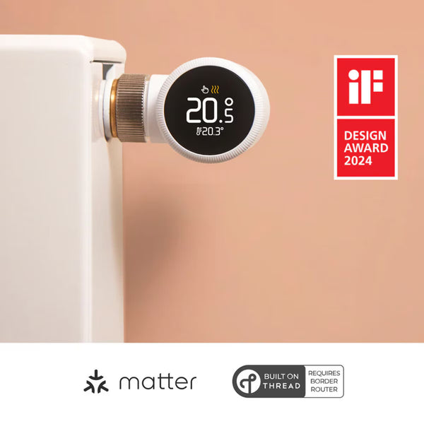 Tado Wireless Smart Thermostat Multi Room Starter Kit & 2X Smart Thermostatic Radiator Valves
