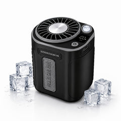Portable Multi-functional Fan, Rapid Cooling 181.44g Ultra-lightweight Design, 18000 RPM High-speed Motor, 5000mAh Long-lasting Battery, Fast Charge Shock Dust Resistant, Flashlight, for Travel, Gym, Party, Working In High-temperature Environments