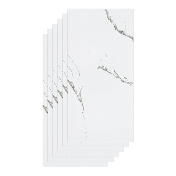 36pcs Self Adhesive Vinyl Flooring, 15X30cm Wood & & Stone Grain Effect Peel and Stick Floor Tiles, Waterproof Flooring Stickers for Home Office Bedroom Kitchen Living Room