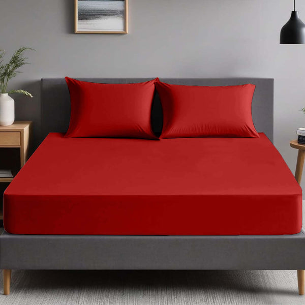 1pc Extra Deep Fitted Sheet, All seasons Bedding Ultra Soft Breathable Microfiber, Wrinkle-Free, Machine Washable, Hotel Quality All Sizes Available