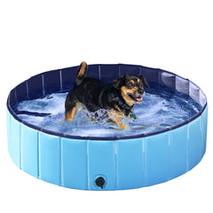 Costoffs Pet Pool Foldable Dog Swimming Pool, Pet Pool Portable Bathing Swimming Tub for Garden/Beach/Yard/Home, L/XL/XXL/XXXL, Blue/Grey/Black/Ocean Blue