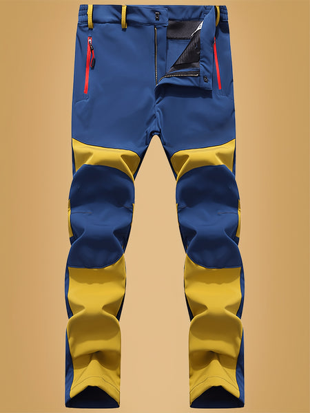 Autumn And Winter Outdoor Fleece Warm Elastic Assault Pants Men'S Soft Shell Trousers Wear-Resistant Hiking Pants