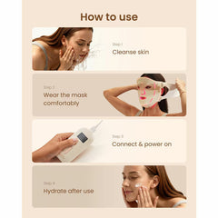 Renpho PEU-E100B-1 Artimis Blush Light LED Face Mask
