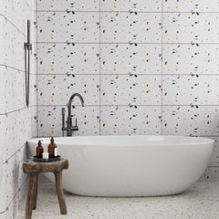 10 Sheets Marble Tile Stickers Stick on Tiles Peel and Stick Backsplash PVC Waterproof Oilproof Self Adhesive 30x60cm for Kitchen Bathroom Home Decor