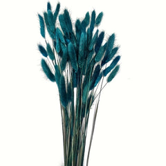 57pcs Boho Artificial Flower Bouquet with Bunny Rabbit Tail- Handmade-Look Pampas Grass Wedding, Shower& Seasonal Arrangements, DIY Outdoor/ Fake Flowers for Bohemian Home Garden Decor(57pcs)- No Maintenance Required, Christmas Decor