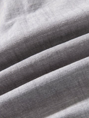 Linen Men'S Casual Shirt Long Sleeve Linen Solid Color Breathable Fashion Men'S Top Blouse Retro Open Front with Pockets