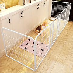 6-Panel Heavy Duty Metal Dog Puppy Playpen - Foldable & Detachable Pet Pen with Assembly, /Outdoor Exercise Fence Suitable for Dogs, Cats, Rabbits - Portable & Sturdy Play Pen