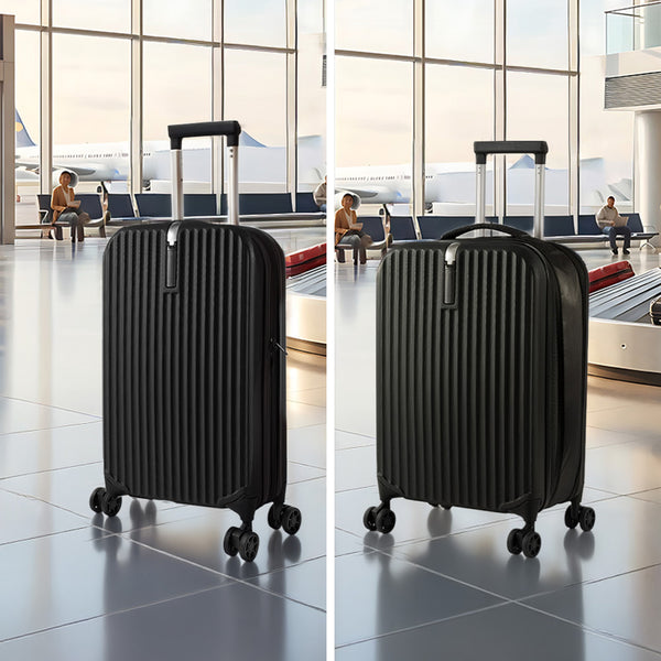 Foldable 20 Inch Trolley Luggage, Compact Carry-On Travel Suitcase, Durable Collapsible Luggage with Adjustable Handle, Ideal for Holiday Vacations, Train Journeys and Easy Storage At Home, 1pc